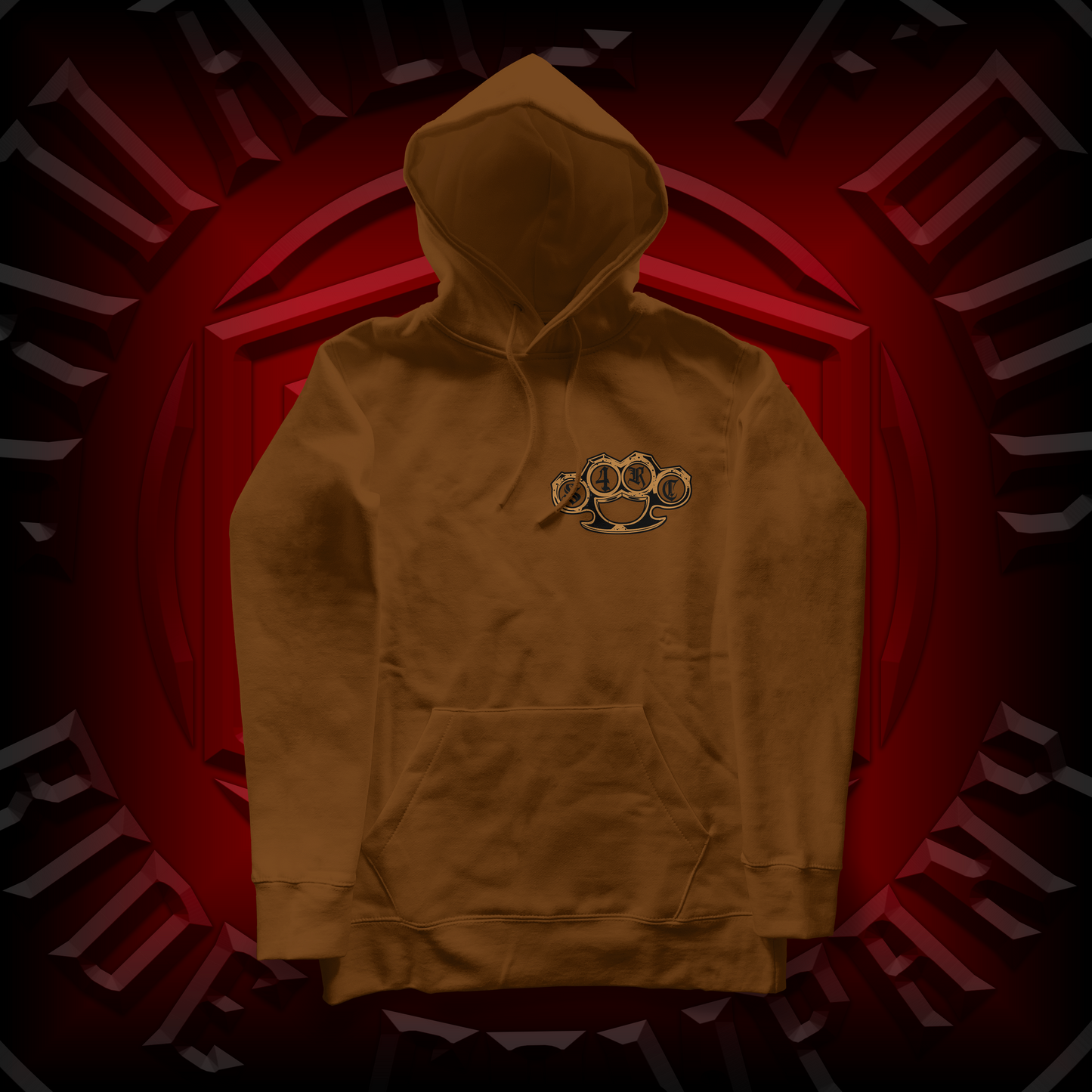 "Moto Mutha Fuckin' Mafia" Pullover Hoodie Coyote