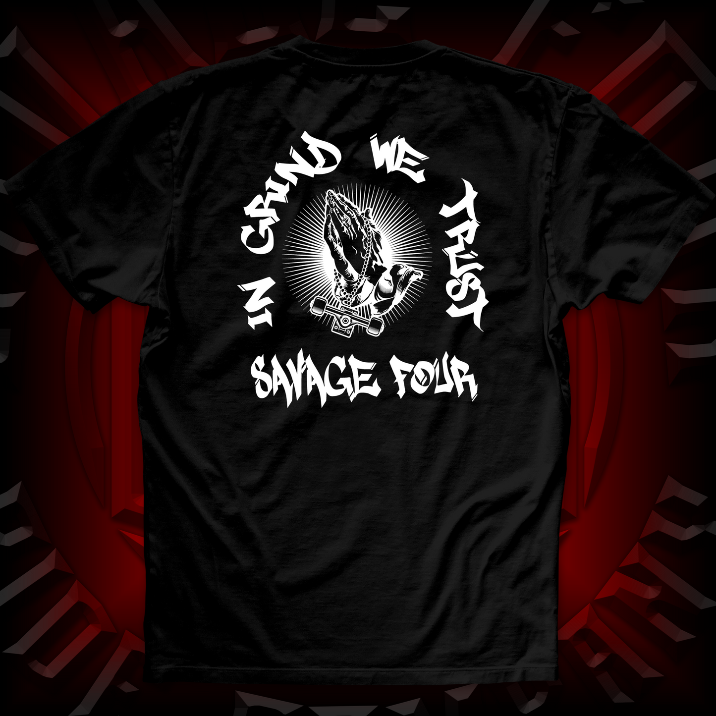 "In Grind We Trust" Tee Black