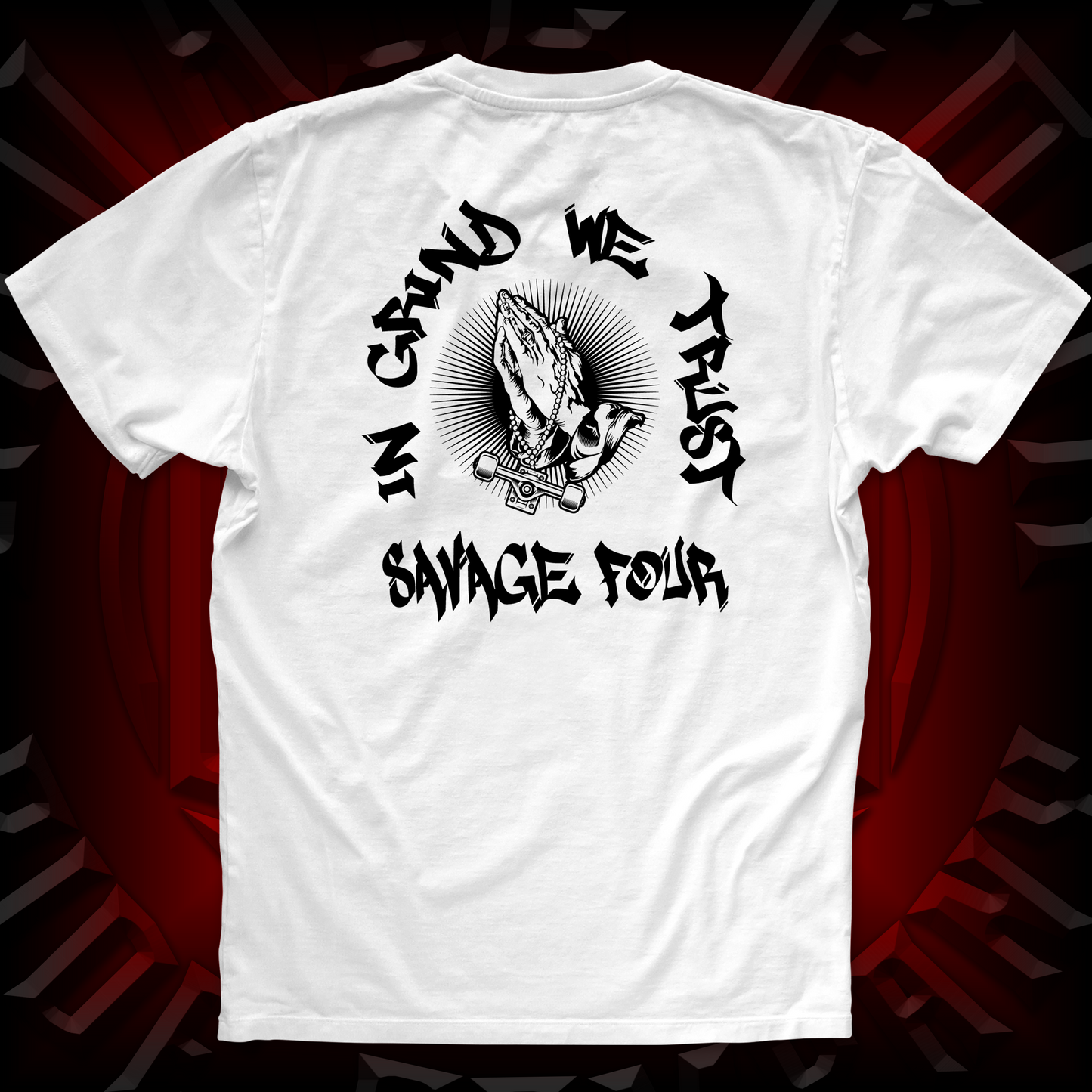 "In Grind We Trust" Tee White