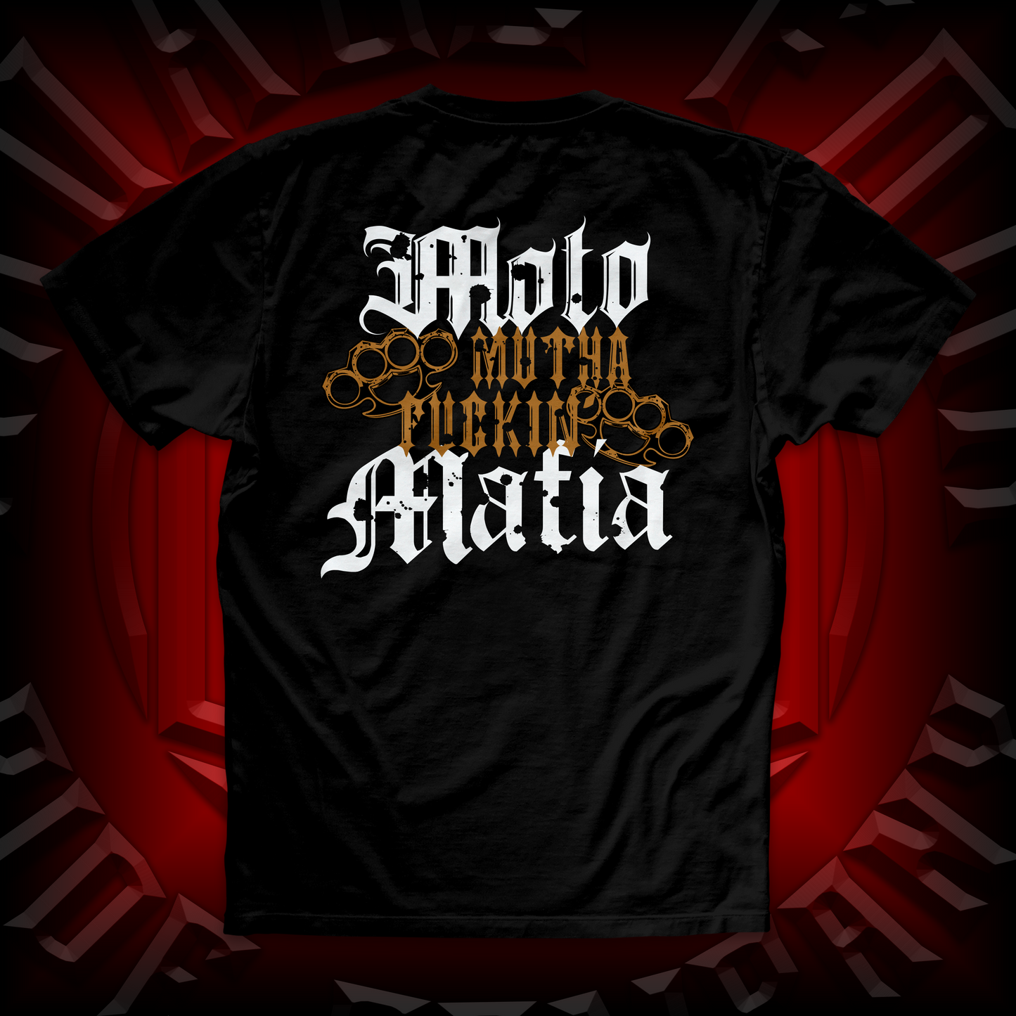 "Moto Mutha Fuckin' Mafia" Tee Black
